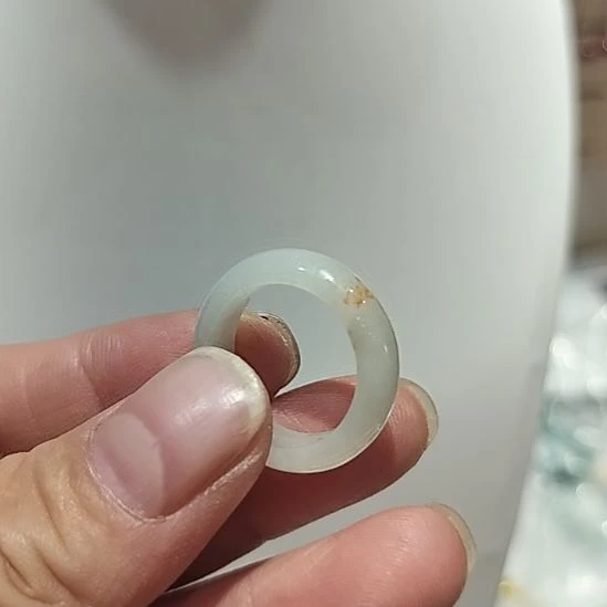 翡翠未镶嵌戒指18圈口戒圈天然缅甸翡翠A货