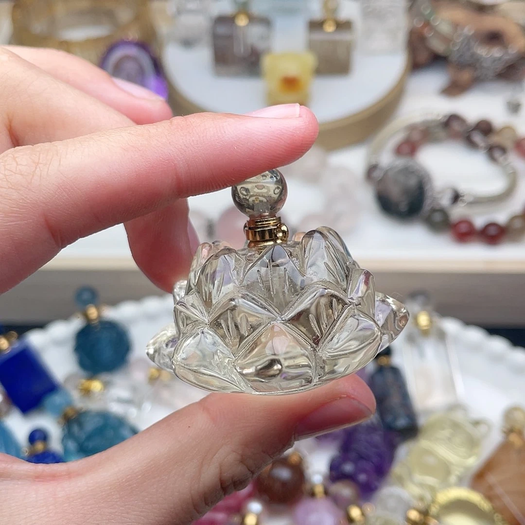 水晶颈饰未镶嵌简**U天然水晶吊坠812