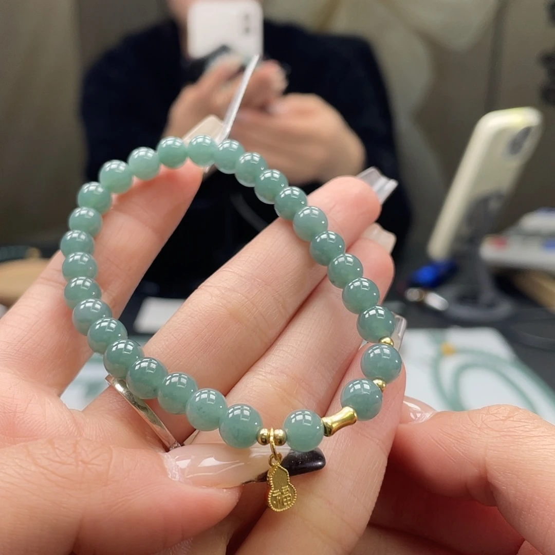 翡翠银S925镶嵌套链