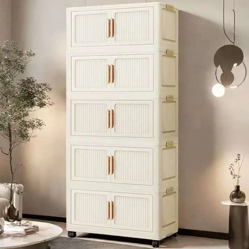 BW（50CM宽拍四层发五层）出租屋宿舍杂物衣服收纳柜家用多层储物柜