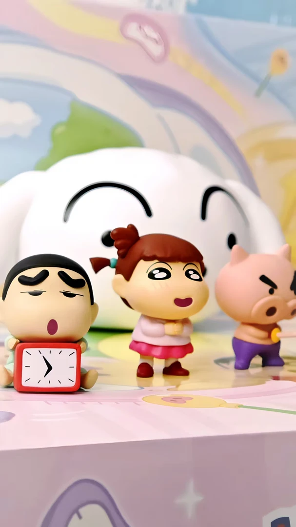 蜡笔小新小白的时间胶囊系列小狗头萌粒盲盒