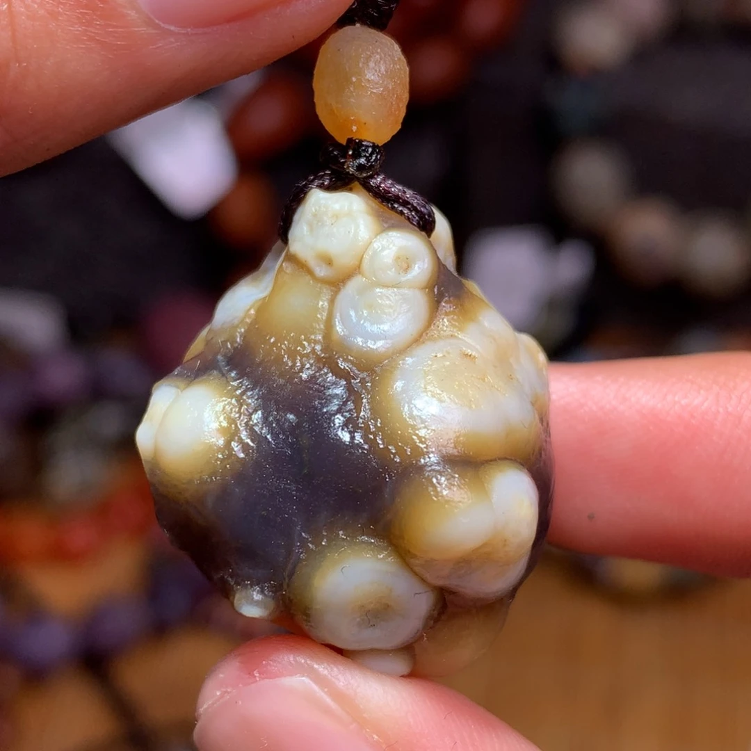 未镶嵌玛瑙/玉髓珠宝半成品