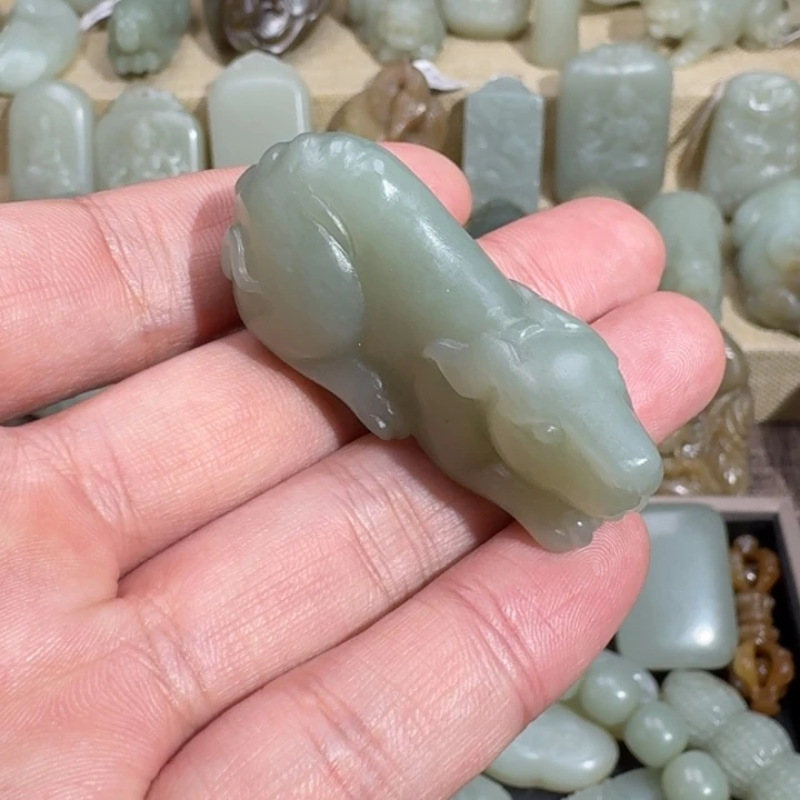 和田玉吊坠(不含链)未镶嵌