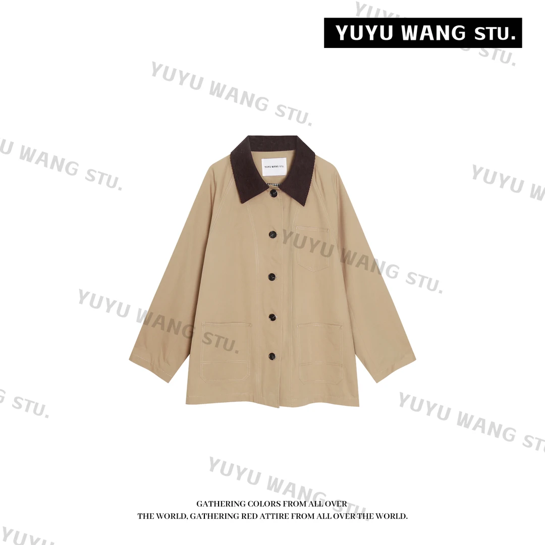 YUYU WANG 【霍德】简约设计感 风衣 RBZ2FQ191