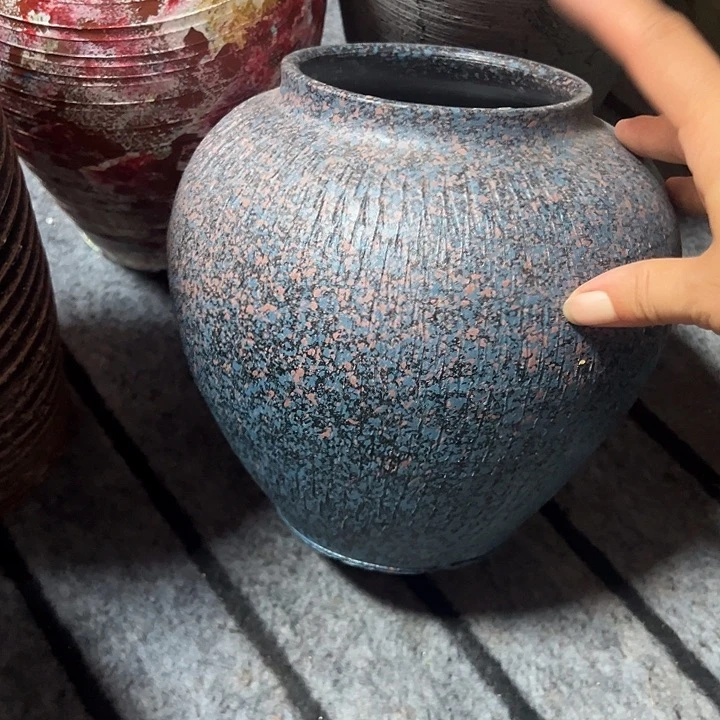 粗陶盆默认打孔高20口11