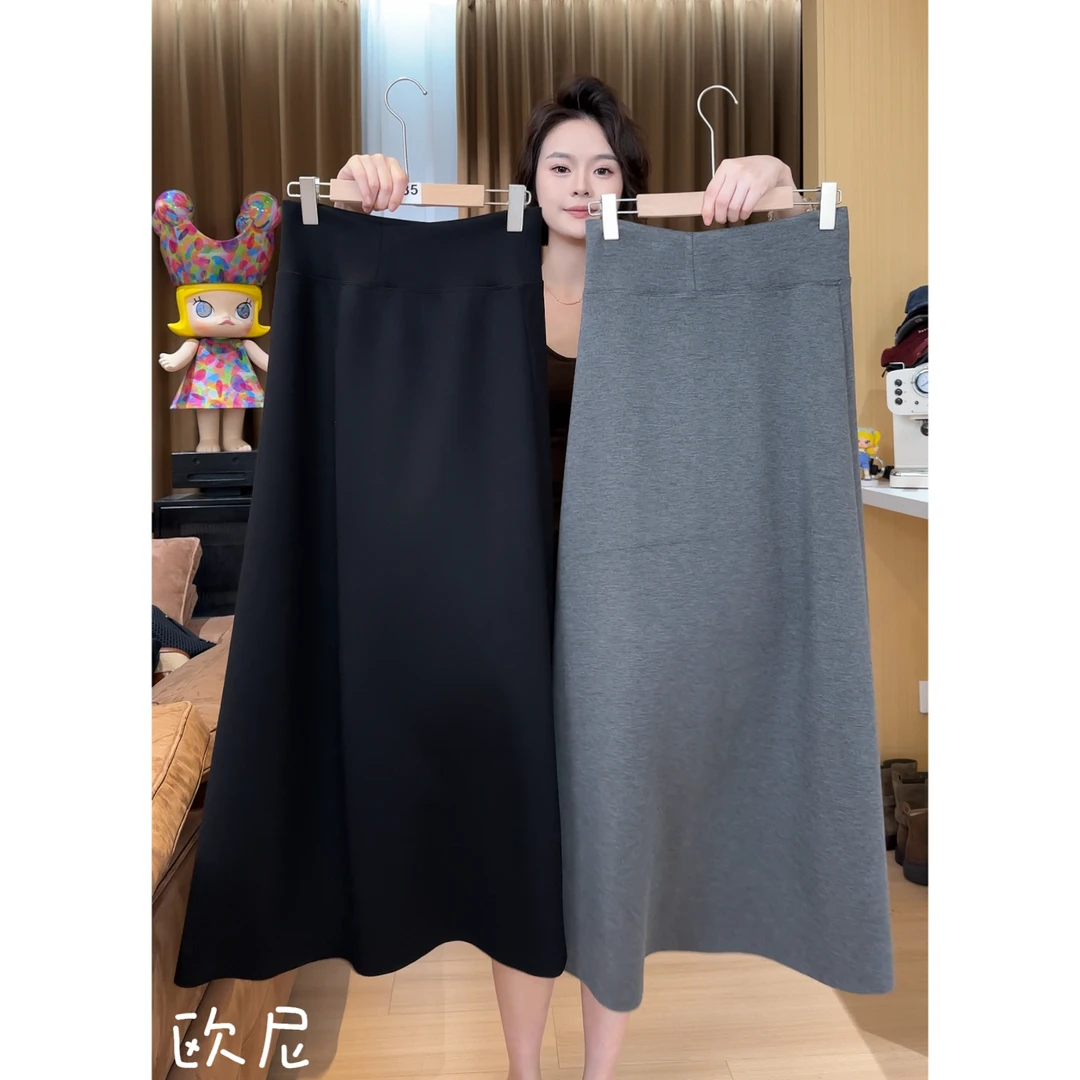 欧尼私服 2025新款韩版时尚休闲显瘦百搭半身裙2508C4913