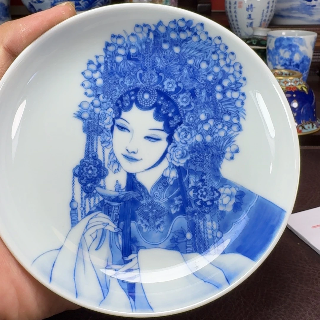 e***c瓷片当代景德镇陶瓷手绘茶具
