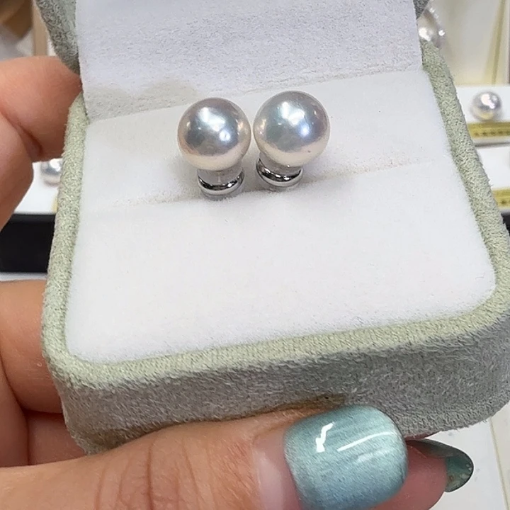 非金属9mm圆巴耳钉极光