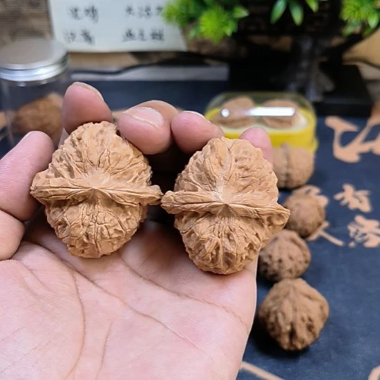 把件文玩核桃肚47，边45，全品无修南瓜墩，7号