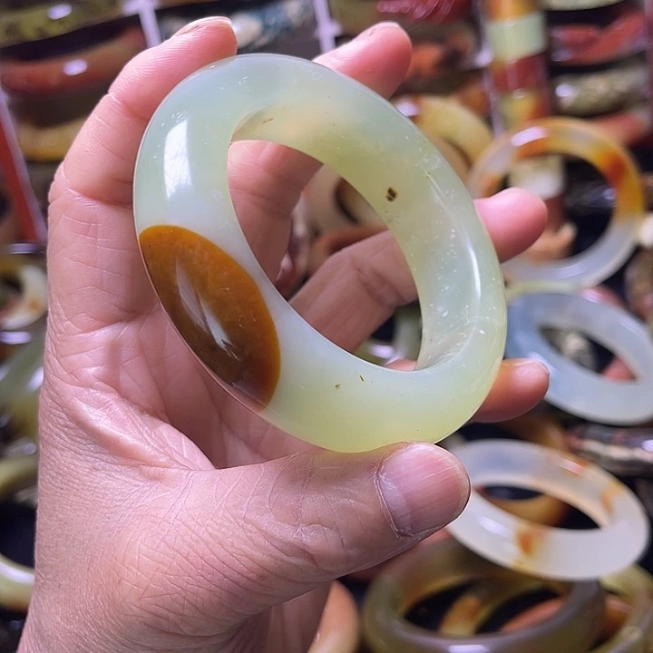 蛇纹石玉合金手镯