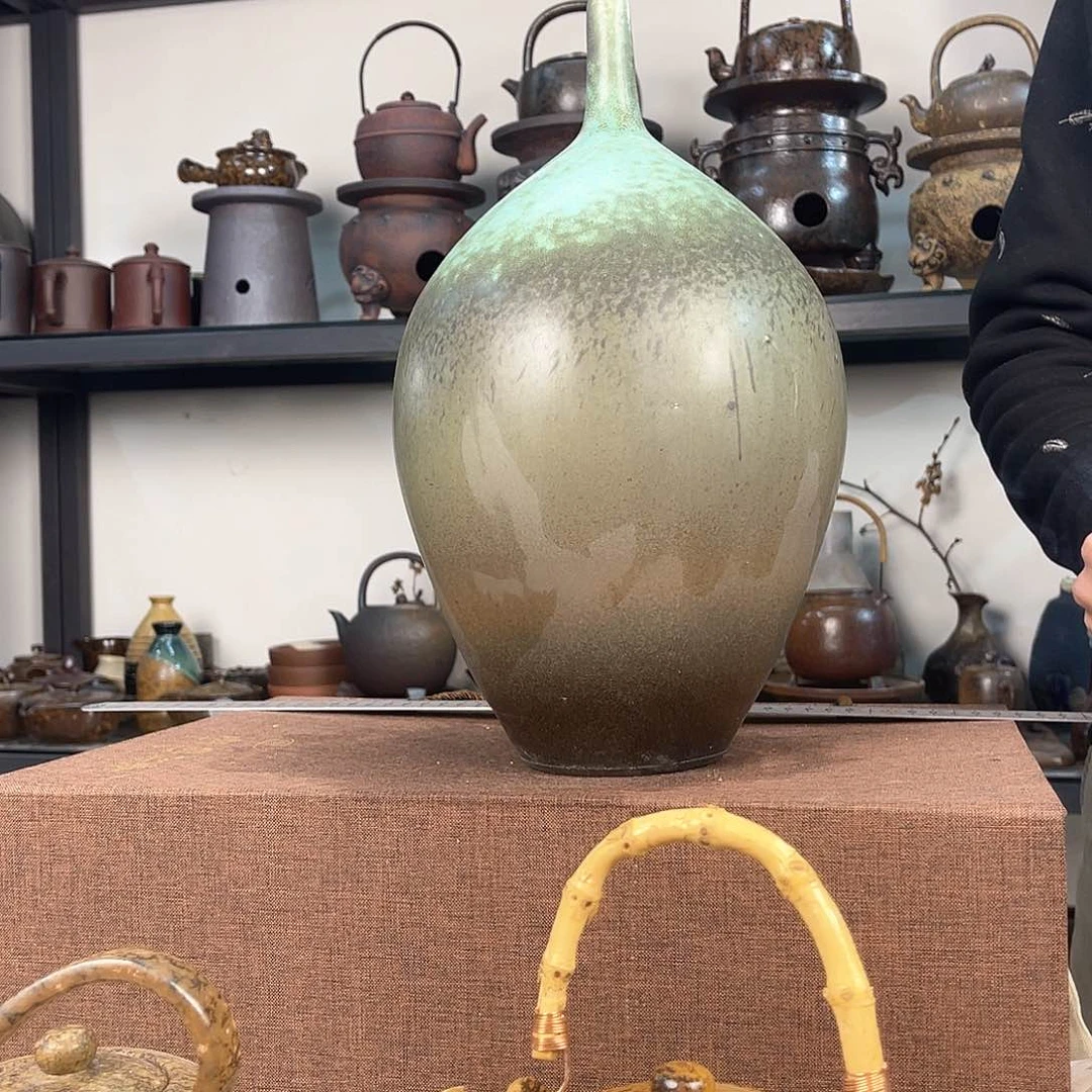 紫泥茶壶紫砂粗陶茶器