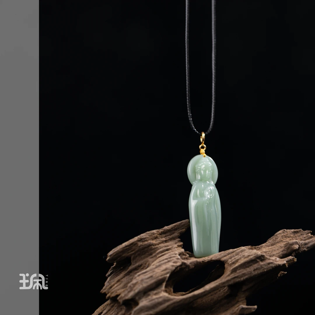 青素衣|和田玉*项链*18K金镶嵌CCB25080102多样性发其一