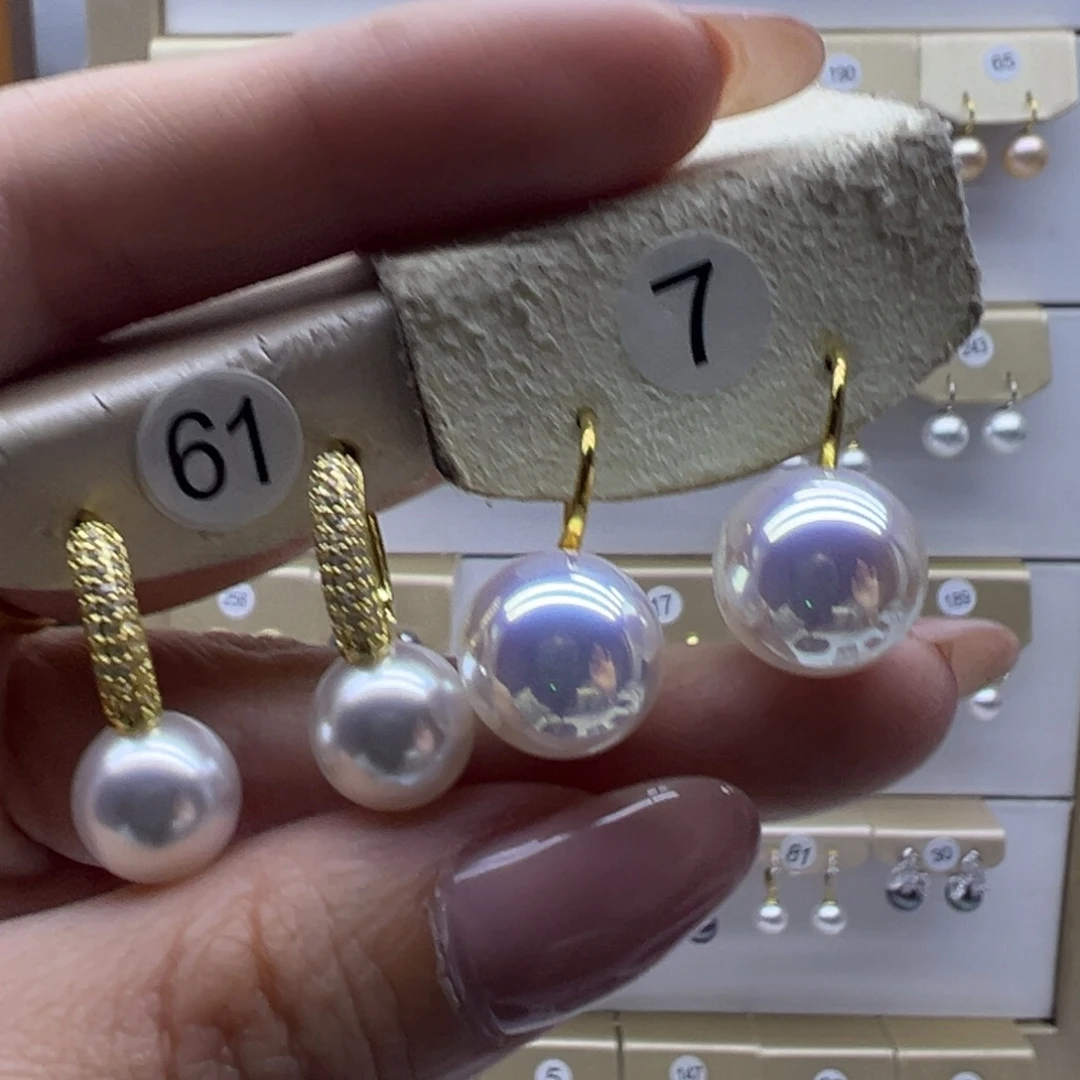 淡水珍珠未镶嵌耳饰