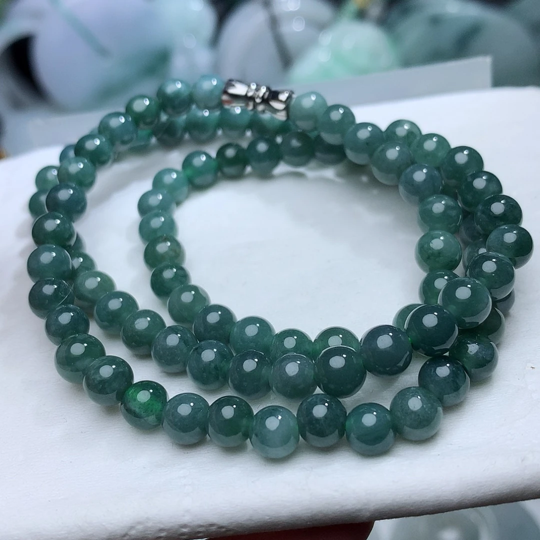 翡翠未镶嵌颈饰402