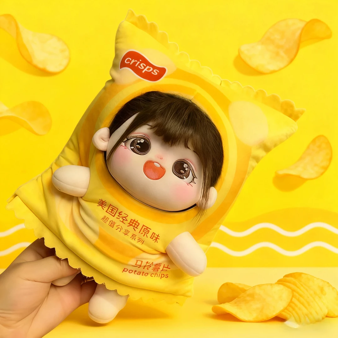 棉花娃娃衣服10cm15cm20cm娃衣s薯片娃衣自嘲熊娃衣