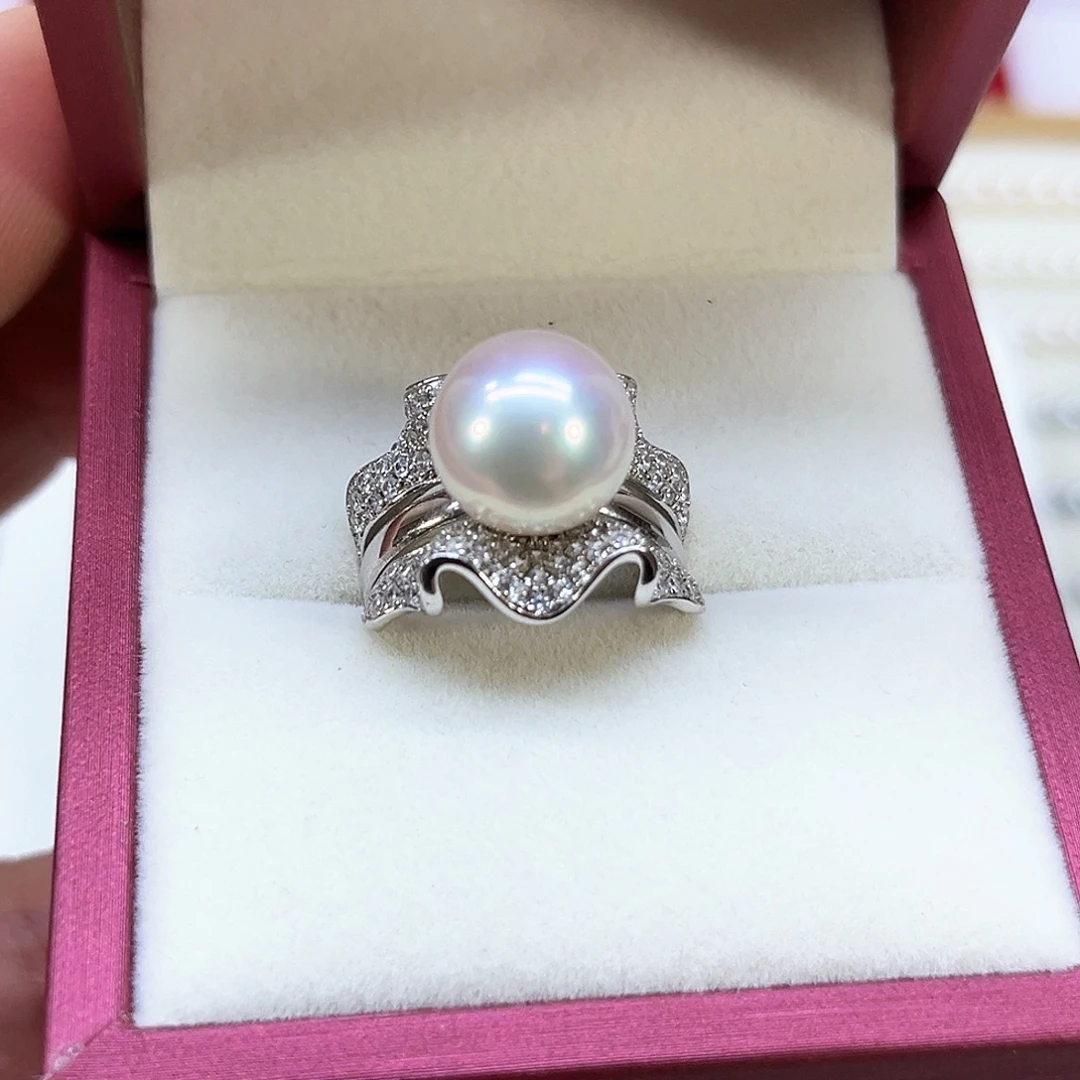 颈饰淡水珍珠银S925镶嵌