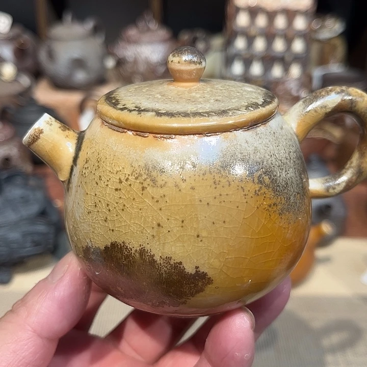 素烧柴烧茶具放漏189