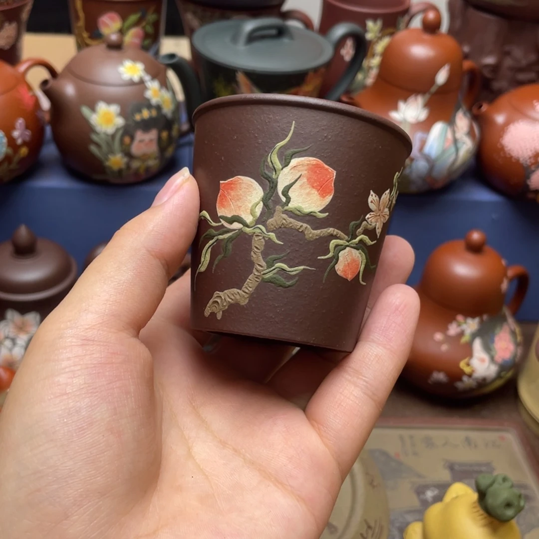 茶杯紫泥紫砂主人杯100cc