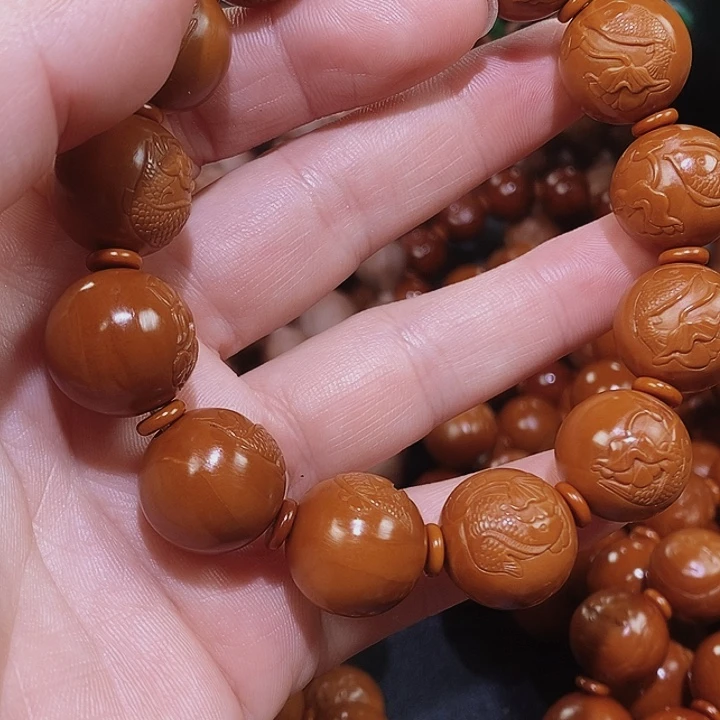 橄榄核手串/手链༄****࿐连年有鱼16