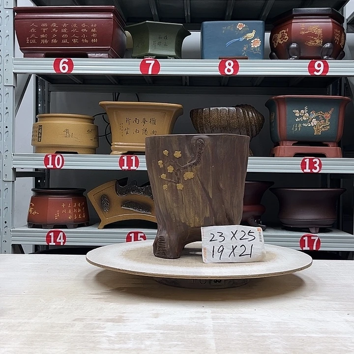 紫砂花盆紫砂花盆