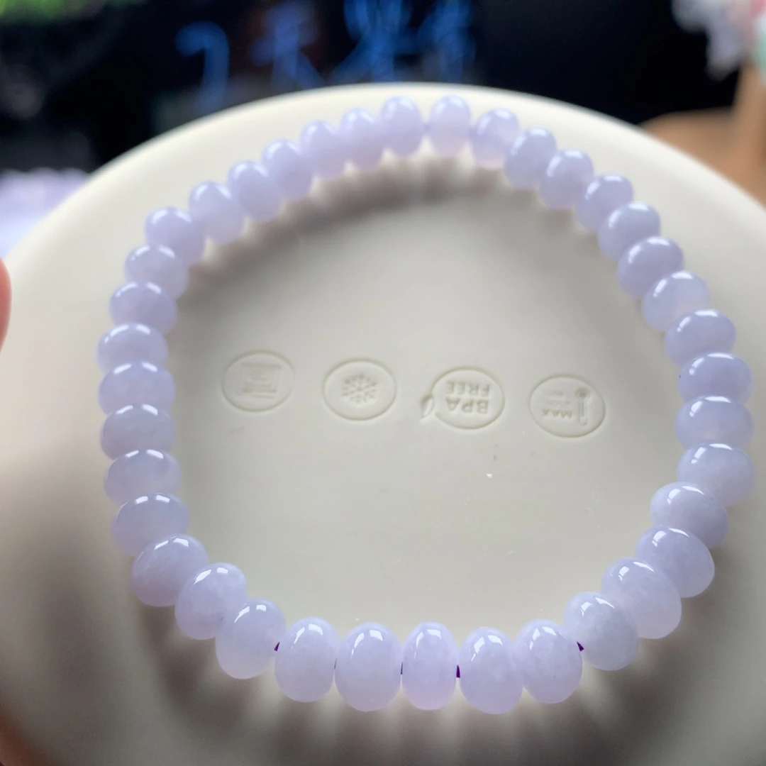 翡翠未镶嵌手链卡6.5