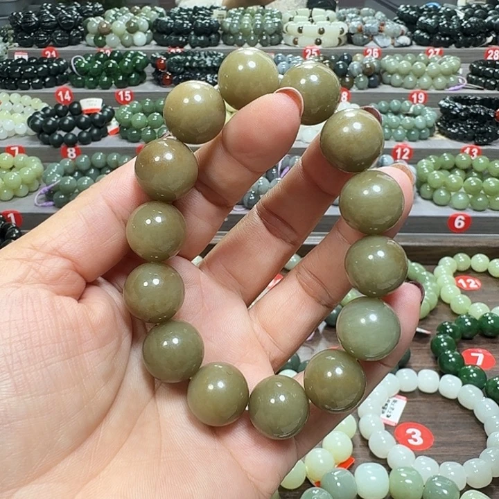 未镶嵌手链和田玉新疆且末糖卡16