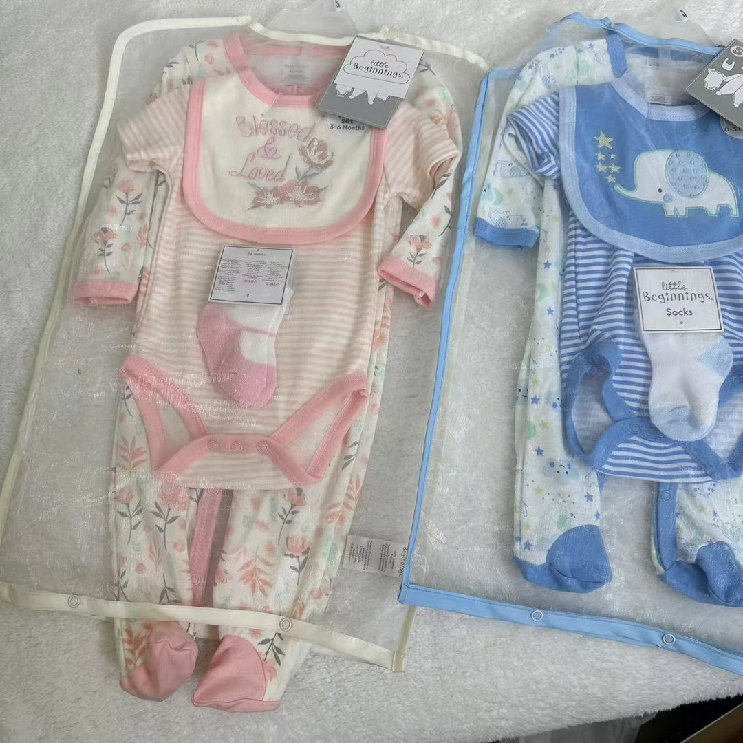 新生宝宝衣服套装宝宝连体哈衣爬服H1689