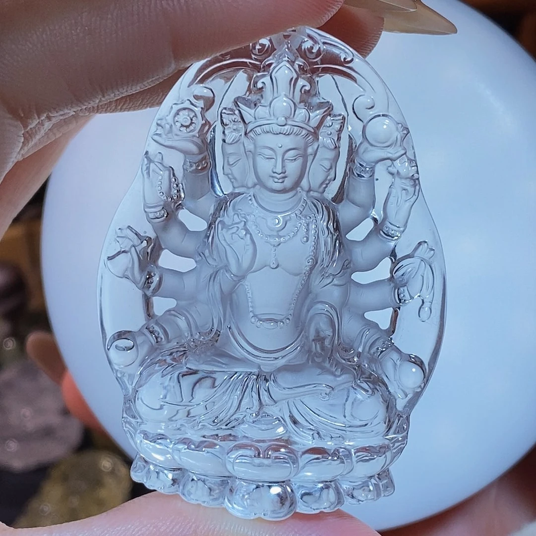 演***哥未镶嵌颈饰水晶吊坠