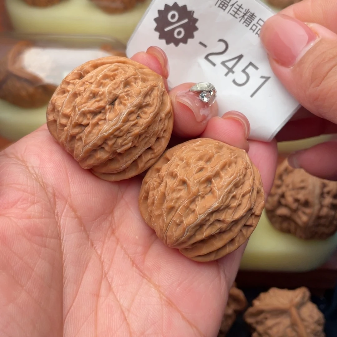 文玩核桃把件35头货铁锤妹妹