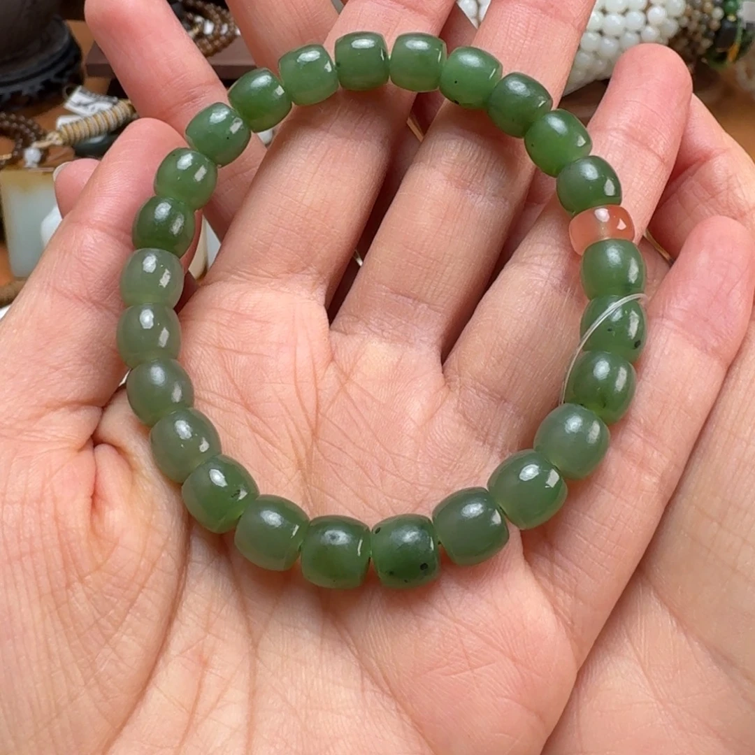 和田玉（糖玉）未镶嵌手链