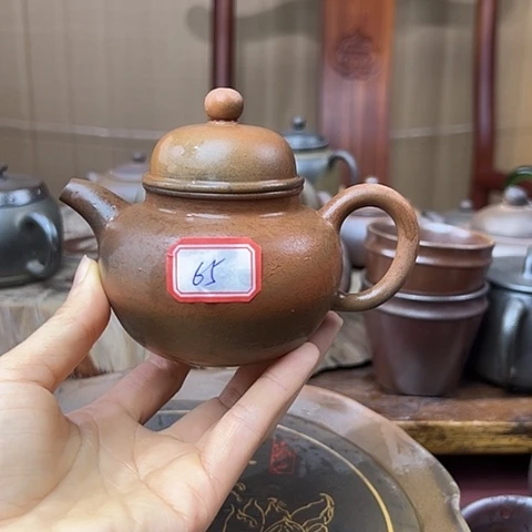 戬谷龙窑坭兴陶柴烧壶65