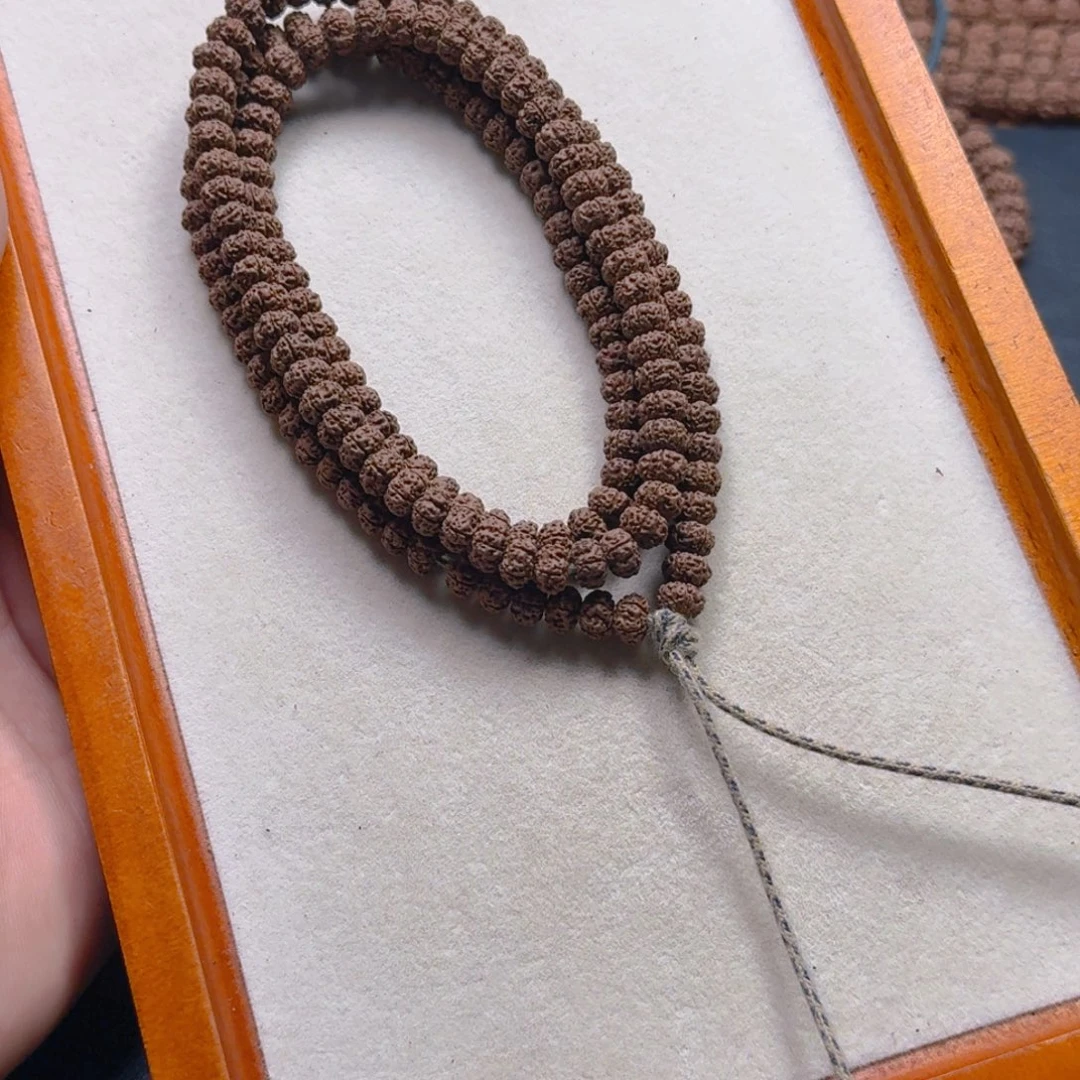 金刚菩提吊坠平细108 6.6mm，全品
