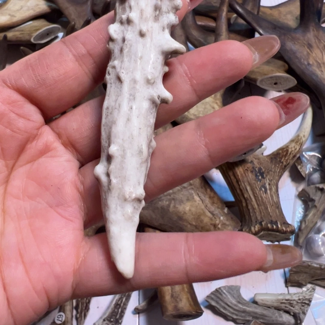 鹿骨把件亖****糖手把件