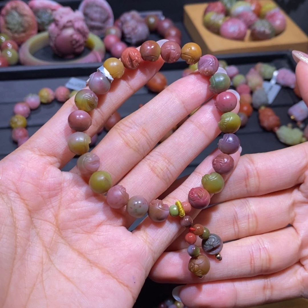 【闪购商品】玛瑙/玉髓手串未镶嵌妞*盐源玛瑙