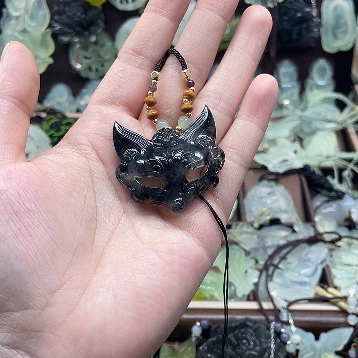 ^***.岫玉未镶嵌吊坠(赠链)