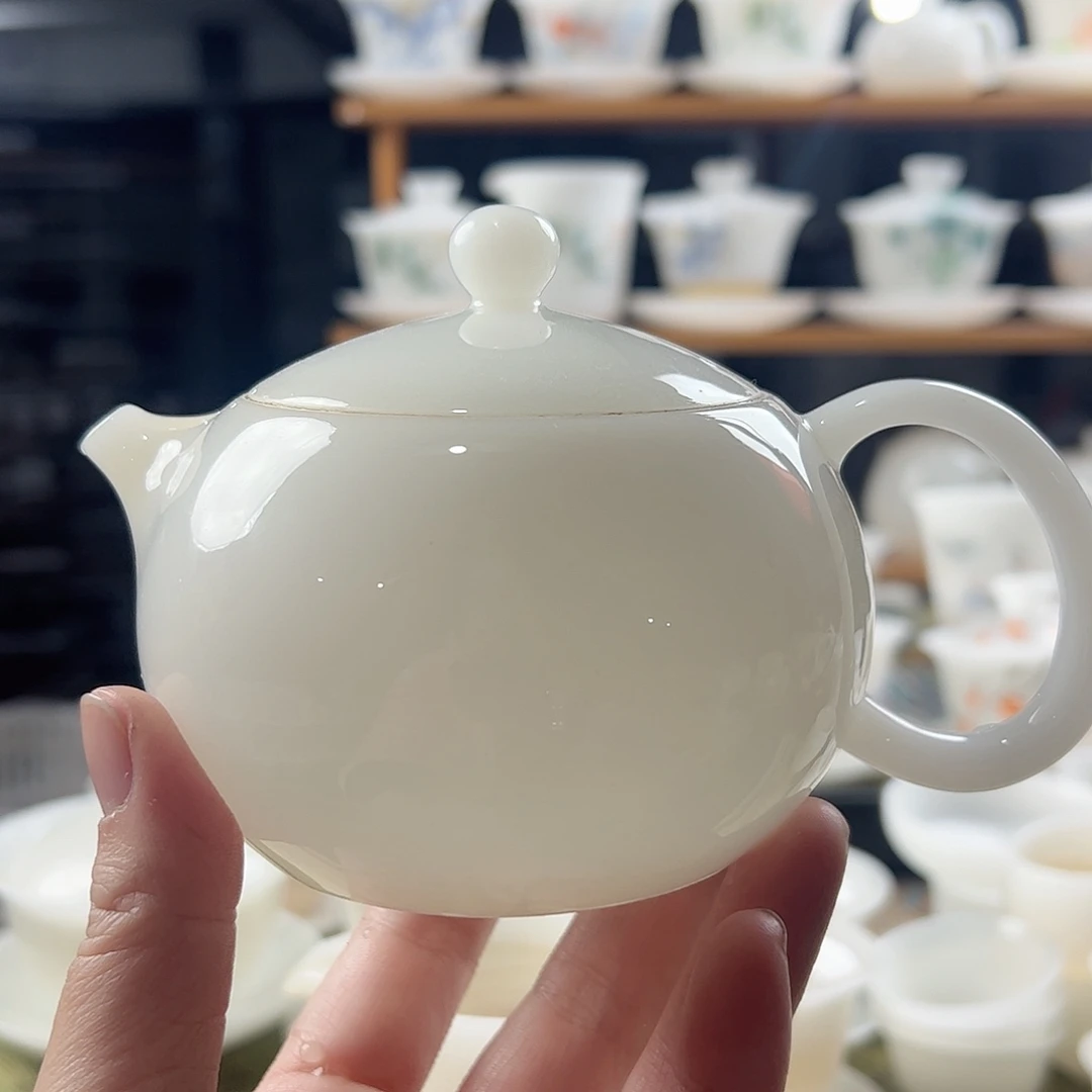 ༺***༻璞玉釉烧西施壶满容300ml