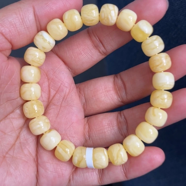 琥珀未镶嵌珠宝奇石M122号9.6+虎皮妖花