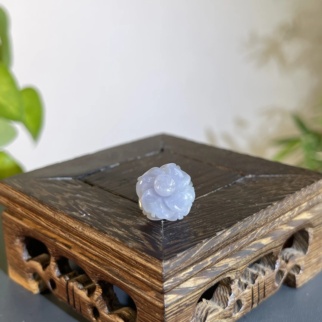 JXB17-42 天然翡翠缅甸A货 花开富贵