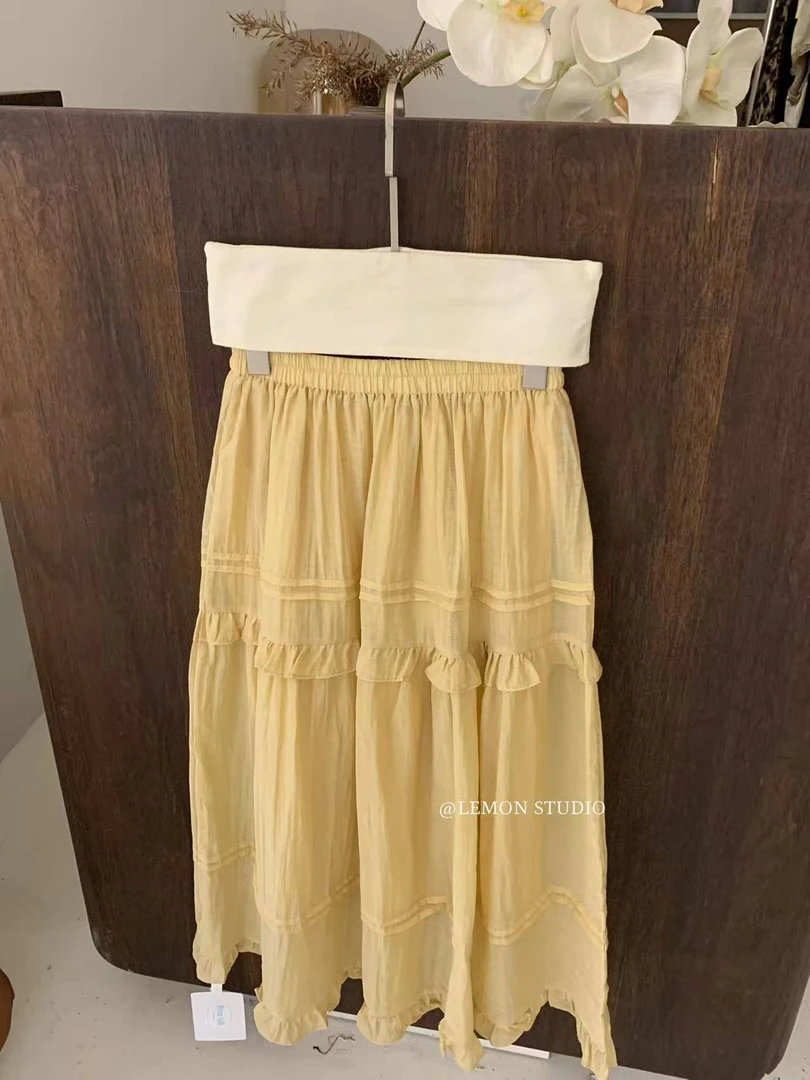 lemon@626 韩系气质A版蛋糕裙 7-15