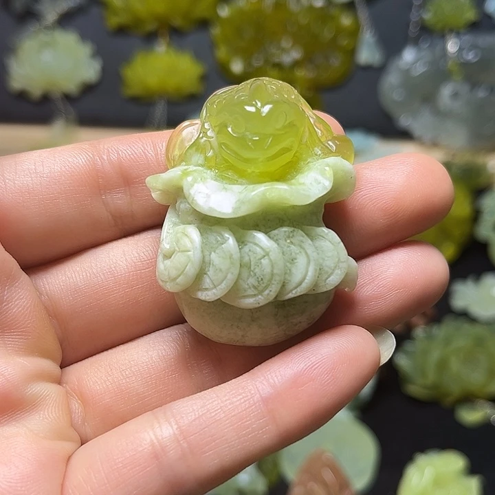未镶嵌蛇纹石玉发饰