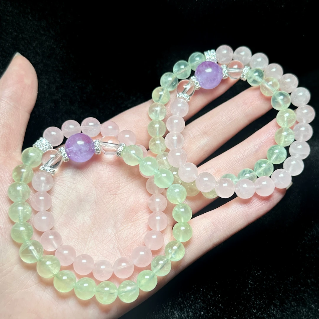 【云上好物】9 DS69316-水晶DIY多圈手串—多样性发一件-8mm（JG）