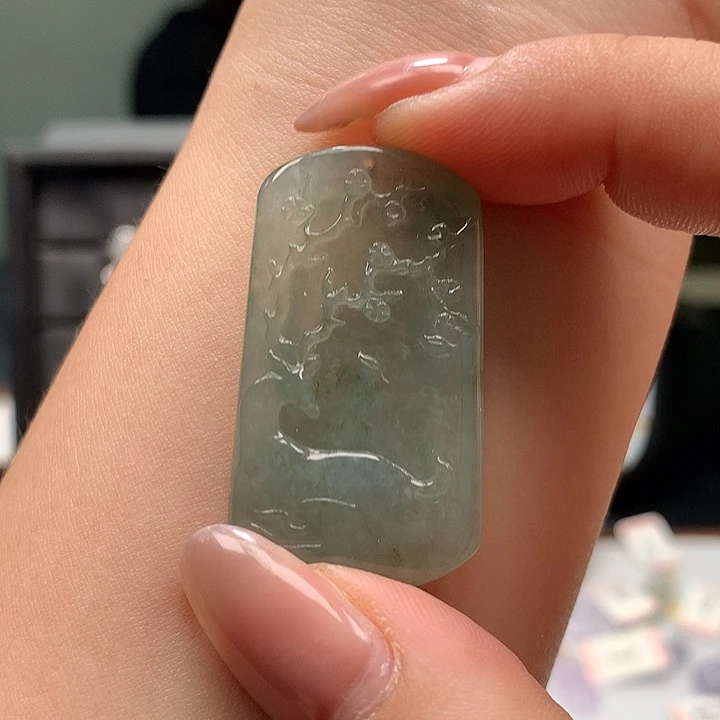 未镶嵌挂件翡翠梅花鹿