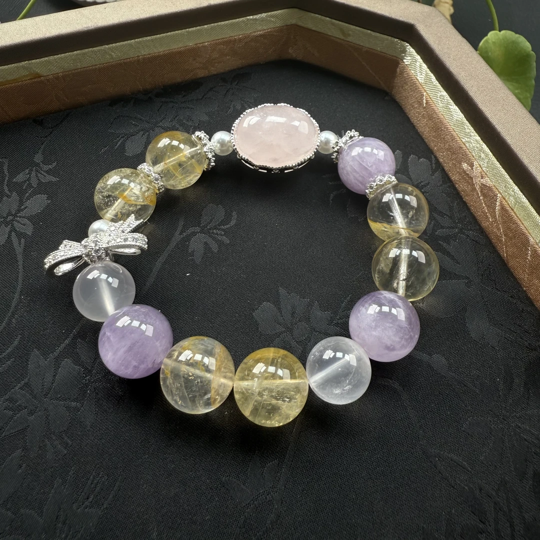 蝴蝶多宝水晶手串-Y142多样性发其一