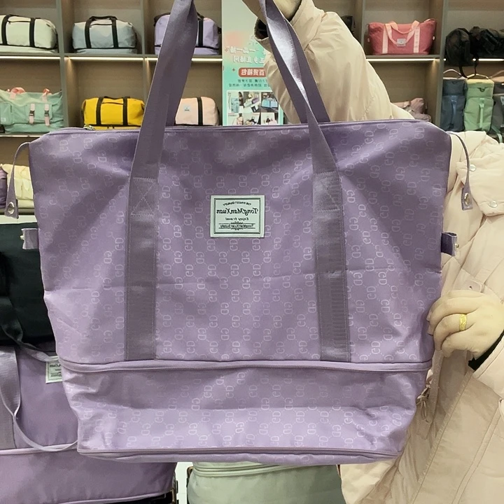 牛津布复合布香芋紫