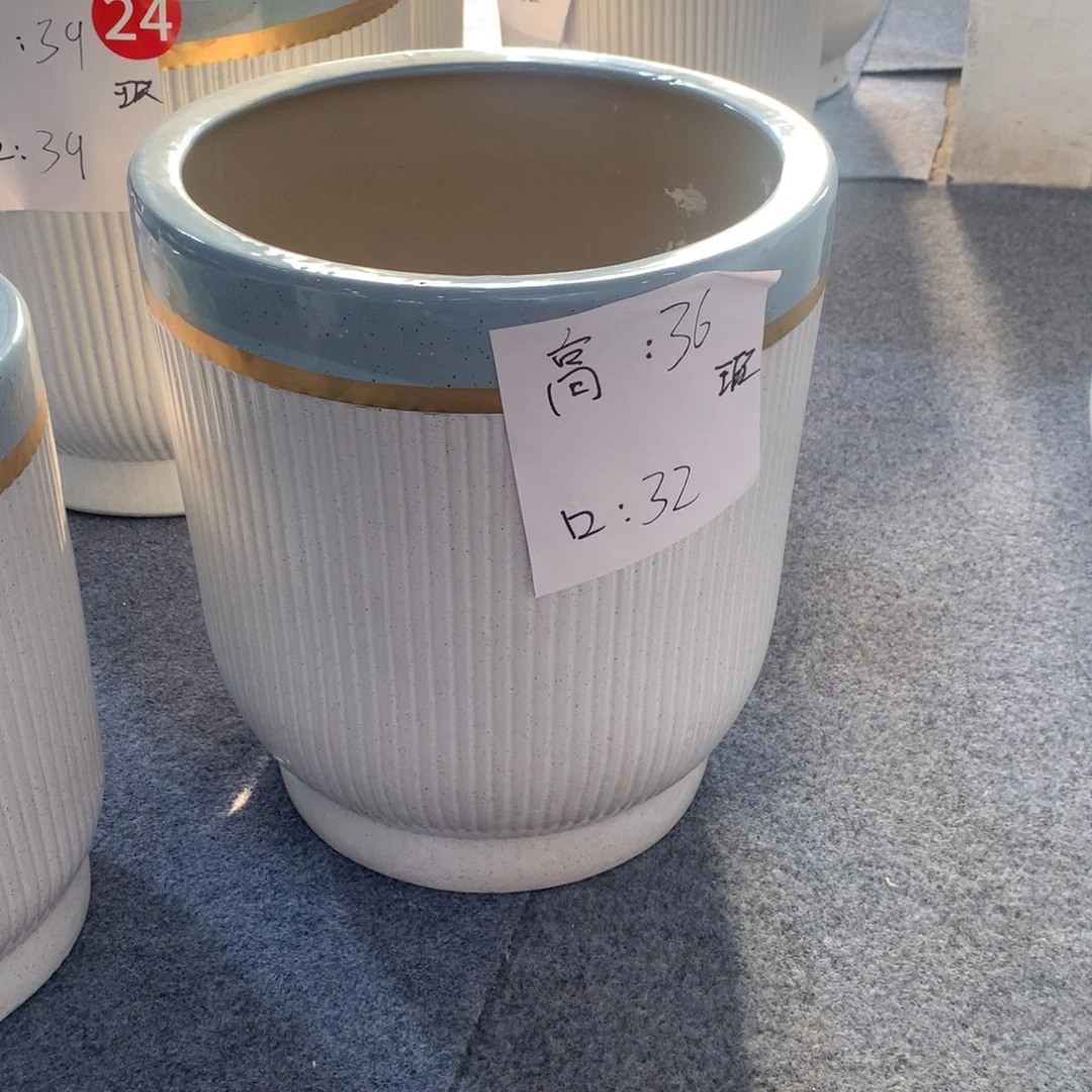 高温陶瓷花盆微瑕
