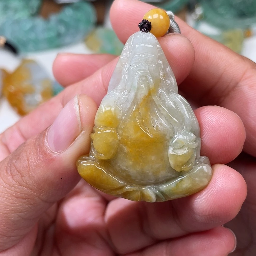 颈饰未镶嵌翡翠翡玉缘翡翠