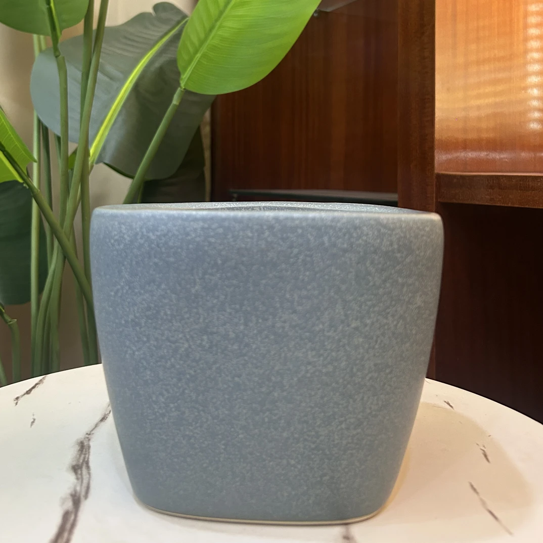 A290口16.5高13.5方盆简约大气适合客厅商场室内外景观装饰