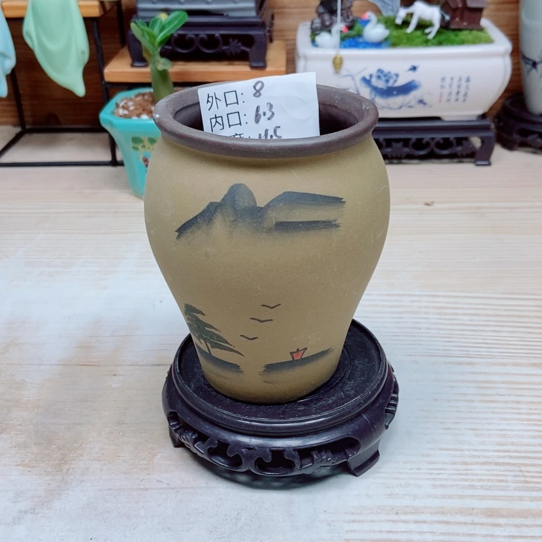 瓷片陶瓷花盆陶瓷艺术