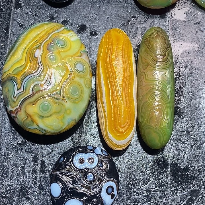 *****玛瑙/玉髓合金颈饰