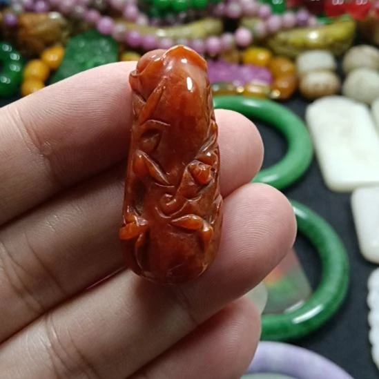 翡翠未镶嵌挂件翡翠